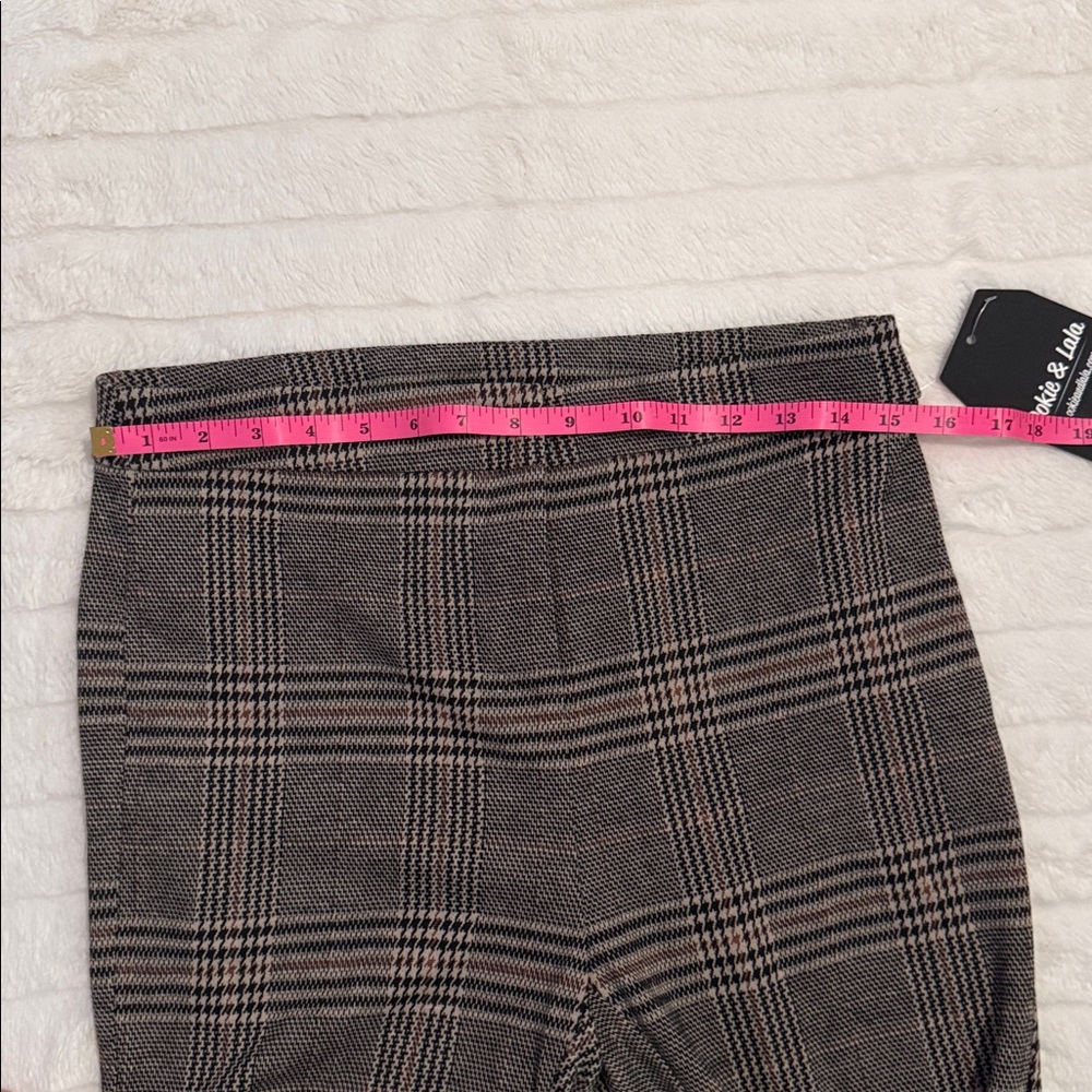 NWT Ookie and Lala Plaid Women’s Dress Pants Size Medium - Picture 4 of 4